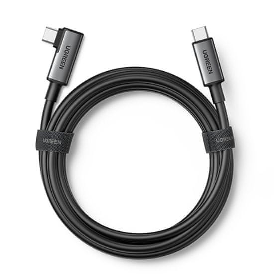 Ugreen US551 Elbow kábel USB-C / USB-C 60W 5m, čierny