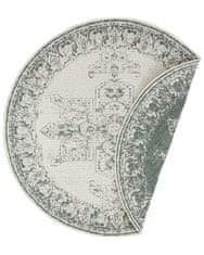 NORTHRUGS Kusový koberec Twin Supreme 104139 Green / Cream kruh – na von aj na doma 140x140 (priemer) kruh