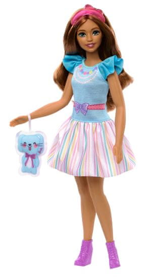 Mattel Barbie Moja Prvá Barbie bábika - Brunetka so zajačikom HLL18