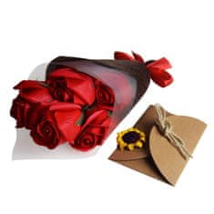 Northix Mydlové ruže v darčekovej krabičke 