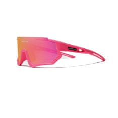 Cyklistické okuliare Ls910 ružové, sklo ružové C15
