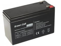 Green Cell VRLA/AGM batéria 12V, 9Ah, Faston 250 (F2); AGM06 