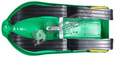 Plastkon Boby s volantom Snežný čln - zelený