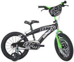 Dino bikes Detský bicykel Dino BMX 165 čierny 16"