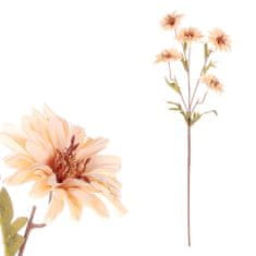 Autronic Chryzantéma, umelý kvet, krémová
