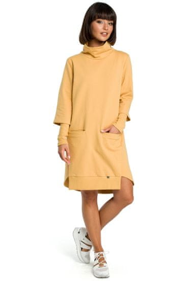 BeWear Dámske mini šaty Mandurah B089 žltá