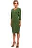 Dámske mini šaty Adelaide M464 zelená XL