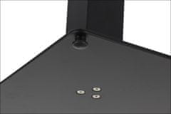 Dvojitá kovová podnož pre stôl SH-5003-3/B, nastaviteľné nožičky, 80x40x72cm, vhodné do domácnosti, kancelárie, hotela a reštaurácie, čierna