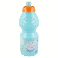 Alum online Detská plastová športová fľaša Prasiatko Pepa 400ml