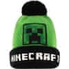 Mojang Studios Detská zimná čiapka s brmbolcom Minecraft - Creeper
