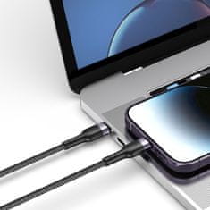 Tech-protect Ultraboost kábel USB-C / Lightning 3A 30W 1m, čierny