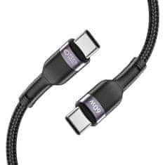 Tech-protect Ultraboost kábel USB-C / USB-C PD 3A 60W 2m, čierny