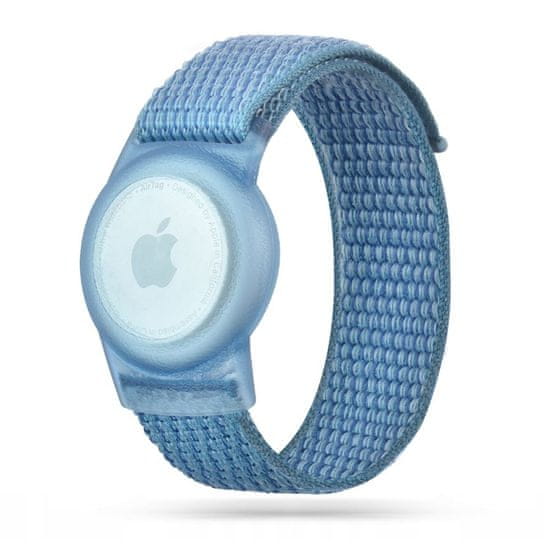 Tech-protect Nylon remienok na Apple AirTag, modrý