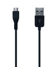 Connect IT Wirez micro USB - USB, čierny, 1m