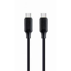 CABLEXPERT Kábel USB PD (Power Delivery), 100 W, Type-C na Type-C kábel (CM/CM), 1,5 m, dátový a napájací, čierny