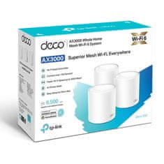TP-LINK Smart Home Mesh AX3000 WiFi6 System Deco X50(3-pack)