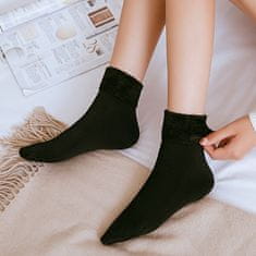VivoVita Winter Socks – Teplé termo ponožky podšité flísom (5 párov), čierna