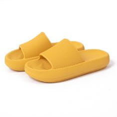 CoZy Pohodlné protišmykové papuče 35-36, žltá