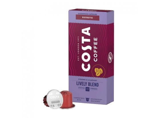 COSTA COFFEE Kapsule Costa Coffee Lively Blend, kompatibilné s Nespresso RISTRETTO 11