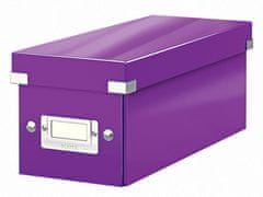 LEITZ Škatuľa na CD Click&Store, purpurová