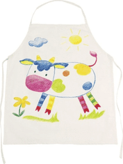 Goki Detská zástera bavlnená na vymaľovanie