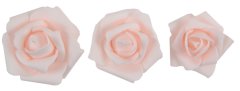 Santex Dekoračné ružičky ružové 9ks