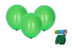 Balónik nafukovací 30cm - sada 10ks, zelený