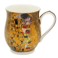 Home Elements  Porcelánový hrnček 350 ml, Klimt, Bozk zlatý