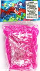 Rainbow Loom Original-gumičky-600ks- ružové transparentné 
