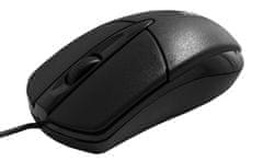 Dexxer Drôtová klávesnica + myš Čierna K70
