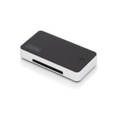 Digitus Čítačka kariet USB 3.0 s pripojovacím káblom USB 1m Podpora kariet MS/SD/SDHC/MiniSD/M2/CF/MD/SDXC