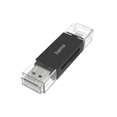 HAMA USB čítačka kariet OTG, USB-A/micro USB 2.0