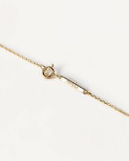 PDPAOLA Pôvabný pozlátený náhrdelník písmeno "E" LETTERS CO01-516-U (retiazka, prívesok)