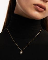 PDPAOLA Pôvabný pozlátený náhrdelník písmeno "E" LETTERS CO01-516-U (retiazka, prívesok)