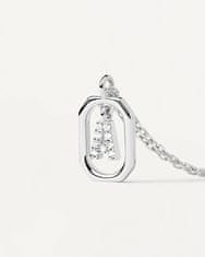 PDPAOLA Pôvabný strieborný náhrdelník písmeno "A" LETTERS CO02-512-U (retiazka, prívesok)