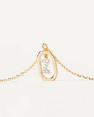 PDPAOLA Pôvabný pozlátený náhrdelník písmeno "Z" LETTERS CO01-537-U (retiazka, prívesok)