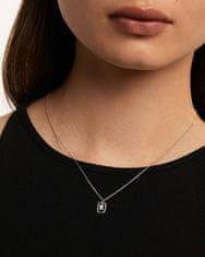 PDPAOLA Pôvabný strieborný náhrdelník písmeno "K" LETTERS CO02-522-U (retiazka, prívesok)