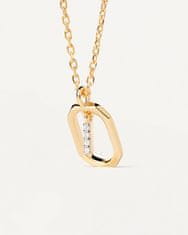 PDPAOLA Pôvabný pozlátený náhrdelník písmeno "I" LETTERS CO01-520-U (retiazka, prívesok)