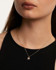 PDPAOLA Pôvabný pozlátený náhrdelník písmeno "M" LETTERS CO01-524-U (retiazka, prívesok)