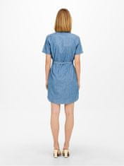 Jacqueline de Yong Dámske šaty JDYBELLA Regular Fit 15231238 Light Blue Denim (Veľkosť 34)
