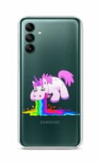 TopQ Kryt Samsung A04s Rainbow Splash 86865