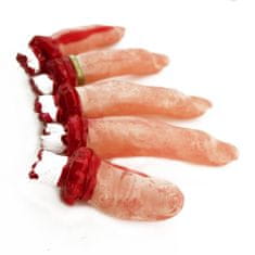Korbi Umelé odrezané prsty, Halloween, 5ks