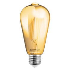 LUMILED 6x LED žiarovka E27 ST64 6W = 50W 660lm 2200K Teplá biela 360°