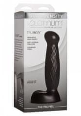 Doc Johnson Platinum Premium Silicone The Tru Feel / silikónové dildo 17 cm - Čierna