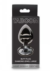 taboom Butt Plug With Diamond Jewel Large