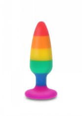 Toyjoy ToyJoy Hunk Plug Large (Rainbow) - analný silikónový kolík