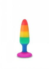 Toyjoy ToyJoy Twink Plug Medium (Rainbow) - analný silikónový kolík
