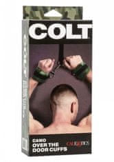 California Ex Novel Colt CAMO Over The Door Cuffs / putá + súprava na uchytenie na dvere