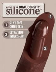Pipedream King Cock Elite - 9“ Vibrating + Dual Density Silicone Cock with Remote