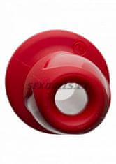 Doc Johnson KINK - Wet Works - Explorovanie - Platinum Premium Silicone Plug 3.5" - Red / análny kolík